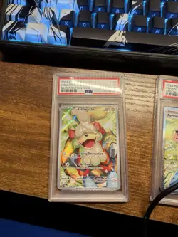 Pokemon Twilight Masquerade Hisuian Growlithe Illustration Card 181/167 PSA 10 - Image 1