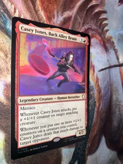 Casey Jones, Back Alley Brute (Surge Foil) Teenage Mutant Ninja Turtles MTG NM - Image 5