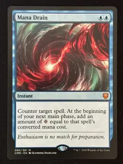 1x MTG Mana Drain - Commander Legends (CMR) #80 - Magic the Gathering - Image 1