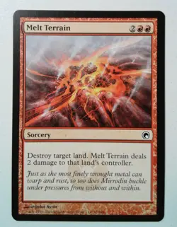 Melt Terrain *PLAYSET* Magic MtG x4 Scars of Mirrodin SP - Image 1