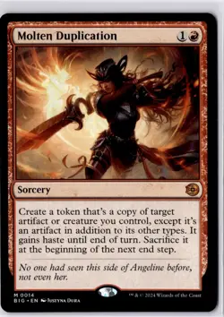 Molten Duplication Outlaws of Thunder Junction: the Big Score Regular NM M 0014 - Image 1