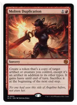 MTG Molten Duplication, Outlaws of Thunder Junction: the Big Score (BIG) Regular - Image 1