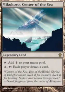 1x Mikokoro, Center of the Sea Heavy Play MTG Magic - Kid Icarus - - Image 1