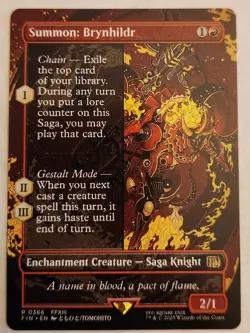 Summon: Brynhildr (Borderless) Final Fantasy Regular NM+ - Image 1