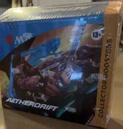 Magic The Gathering Aether Drift Collector Booster Sealed Box. D43120000 - Image 1