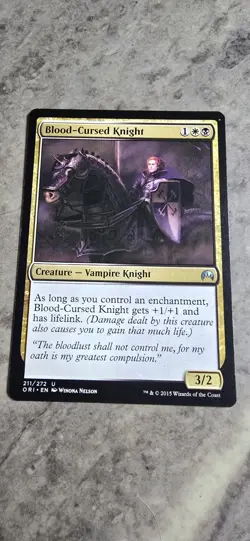 Blood-Cursed Knight Magic Origins Regular Creature Uncommon MTG NM - Image 1