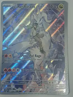 Pokemon N's Reshiram Sv: Journey Together Holo Illustration Rare Stamped 167/159 - Image 1