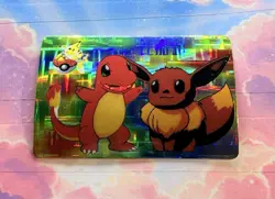 Pokemon Vintage Pocket Monsters Vending HOLO Prism Sticker 1999 Bandai Nintendo - Image 1