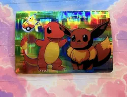 Pokemon Vintage Pocket Monsters Vending HOLO Prism Sticker 1999 Bandai Nintendo - Image 2