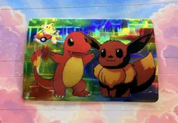 Pokemon Vintage Pocket Monsters Vending HOLO Prism Sticker 1999 Bandai Nintendo - Image 3