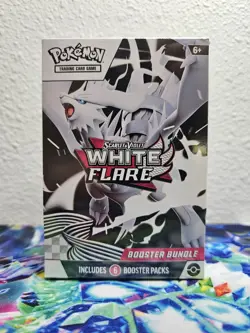Pokemon TCG Scarlet & Violet White Flare Booster Bundle 6 Booster Packs - Image 1
