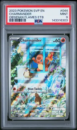 PSA 9 Charmander 044 Pokemon 2023 Svp En-Sv Black Star Promo - Image 1