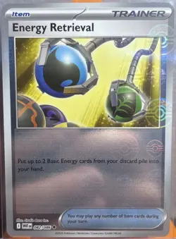 Energy Retrieval | 082/086 | White Flare | Pokeball Reverse Holo | Pokemon TCG - Image 1