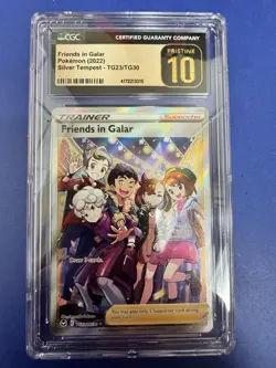 Pokemon Friends in Galar TG23 Silver Tempest Trainer Gallery CGC 10 Pristine - Image 1