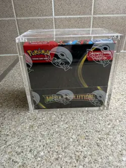 Pokemon TCG: Mega Evolution Enhanced Booster Display Box With Acrylic Box - Image 1