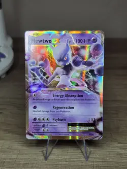 Mewtwo EX 52/108 Rare Evolutions Pokemon Holo 2016 - Image 1