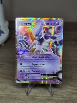 Mewtwo EX 52/108 Rare Evolutions Pokemon Holo 2016 - Image 3