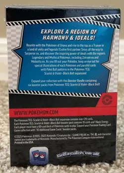Pokemon TCG Scarlet & Violet Black Bolt Booster Bundle - BRAND NEW AND SEALED - Image 3