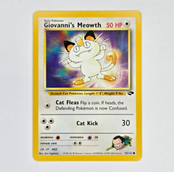 Pokemon Giovanni’s Meowth (Gym Challenge) 74/132 (NM/LP) - Image 1
