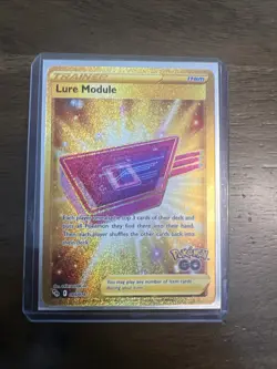 2022 Pokemon Go Lure Module Gold Secret Rare #088/078 - Image 1