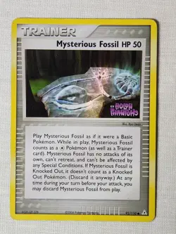 Played Mysterious Fossil - Reverse Holo 92 Holon Phantoms Pokemon TCG - Image 1