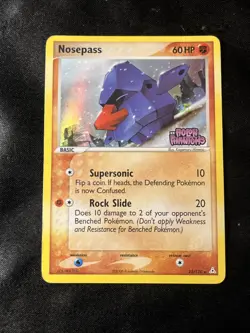Pokemon TCG Nosepass Ex Holon Phantoms Reverse Holo 25/110 HP - Image 1