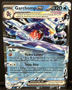 Garchomp EX 038/182 Double Rare Holo - Sv04 - Paradox Rift - NM - Pokemon TCG - Image 1