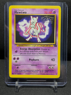 Mewtwo 3 Movie Black Star Promo Pokemon 1999 WOTC LP/NM - Image 1
