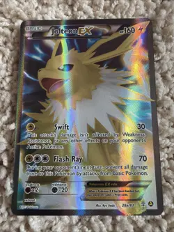 Jolteon EX 2017 Pokemon Mega Powers Collection Promo #28A Full Art - Image 1