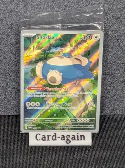 Pokemon TCG Snorlax 151 Scarlet Violet Black Star Promo 51 SEALED - NM - Image 1