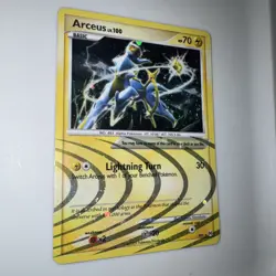 Pokemon Arceus Holo Rare AR6 Arceus Set 2009 Basic - Image 1