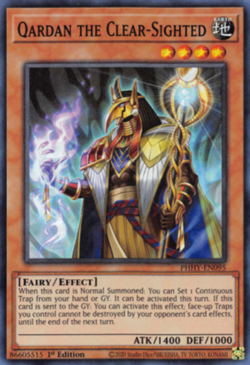 x3 Qardan the Clear-Sighted - PHHY-EN095 - Super Rare - 1st Edition Yu-Gi-Oh! M/ - Image 1
