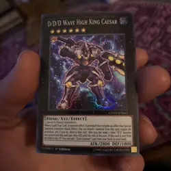 Yu-Gi-Oh D/D/D Wave High King Caesar Super Rare 1st Edition COTD-EN042 - Image 1