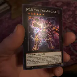Yu-Gi-Oh D/D/D Wave High King Caesar Super Rare 1st Edition COTD-EN042 - Image 2
