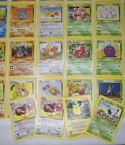 Vintage WOTC Pokemon Jungle Card Lot 45 Uncommon/Common NM-LP - Image 2