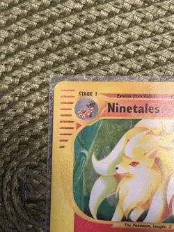 Pokemon Ninetales Holo Rare Expedition Base Set 80 HP Card 021/165 2002 - Image 3