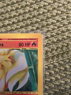 Pokemon Ninetales Holo Rare Expedition Base Set 80 HP Card 021/165 2002 - Image 4