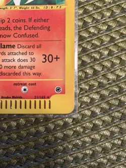 Pokemon Ninetales Holo Rare Expedition Base Set 80 HP Card 021/165 2002 - Image 5