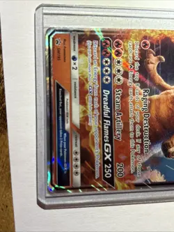Pokemon TCG Charizard GX Holo Ultra Rare Card SM195 - Image 3