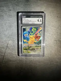 Pokemon Center Pikachu Promo Card SVPEN 027 S&V Paldea Evolved TCG CGC 9.5 - Image 1