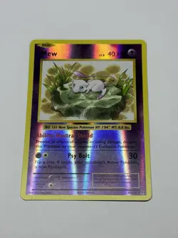 2016 Pokemon Card TCG XY Evolutions Reverse Holo Card: Mew 53/108 LP - Image 1