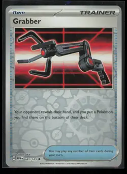 Grabber 162/165 Pokemon 151 Uncommon Near Mint Reverse Holo Card - Image 1