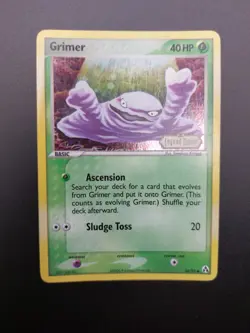 Pokemon Card GRIMER 54/92 Reverse Holo Stamped EX Legend Makers - Image 1