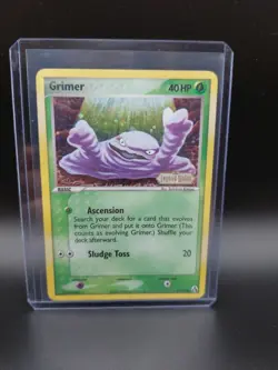 Pokemon Card GRIMER 54/92 Reverse Holo Stamped EX Legend Makers - Image 2