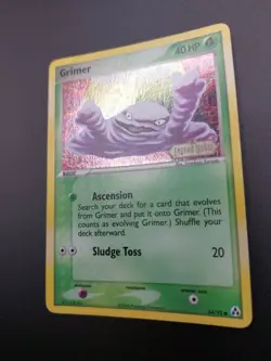 Pokemon Card GRIMER 54/92 Reverse Holo Stamped EX Legend Makers - Image 3