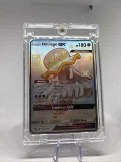 Pokemon Nihilego GX Full Art Ultra Rare Holo TCG Card SV62/SV94 - Image 2