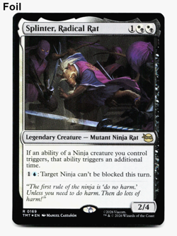 Splinter, Radical Rat (FOIL) - [Teenage Mutant Ninja Turtles] MTG TMT 0169 ⚪💀 - Image 1
