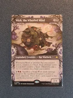 MTG Wick, the Whorled Mind - Showcase - Bloomburrow - BLB - Near Mint+ Condition - Image 1