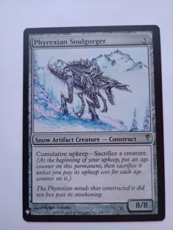 MTG - 1x Phyrexian Soulgorger - The List Coldsnap - NM - Image 1