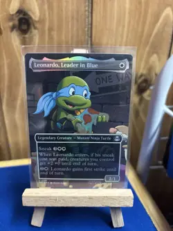 Leonardo, Leader in Blue (Borderless) Teenage Mutant Ninja Turtles Foil - Image 1